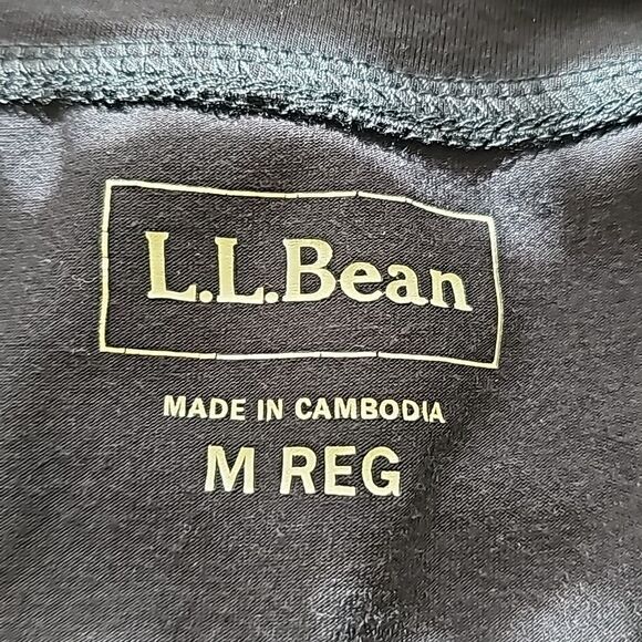 L.L. Bean short sleeve v neck soft dark navy dress size medium - Picture 6 of 11